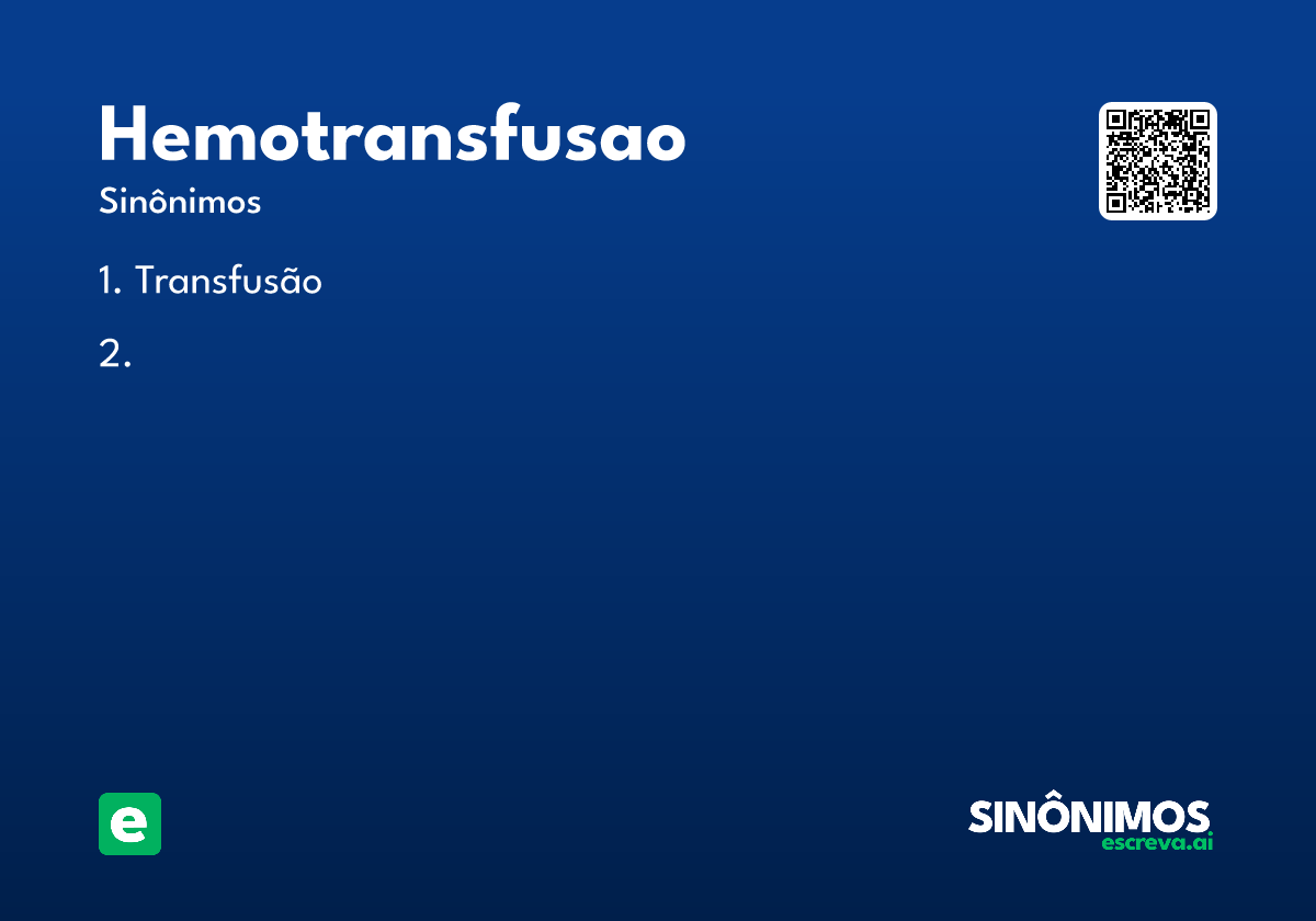 hemotransfusao