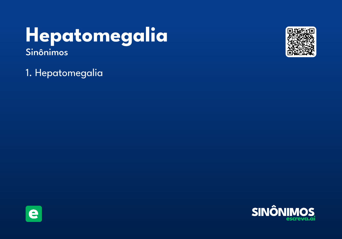 hepatomegalia