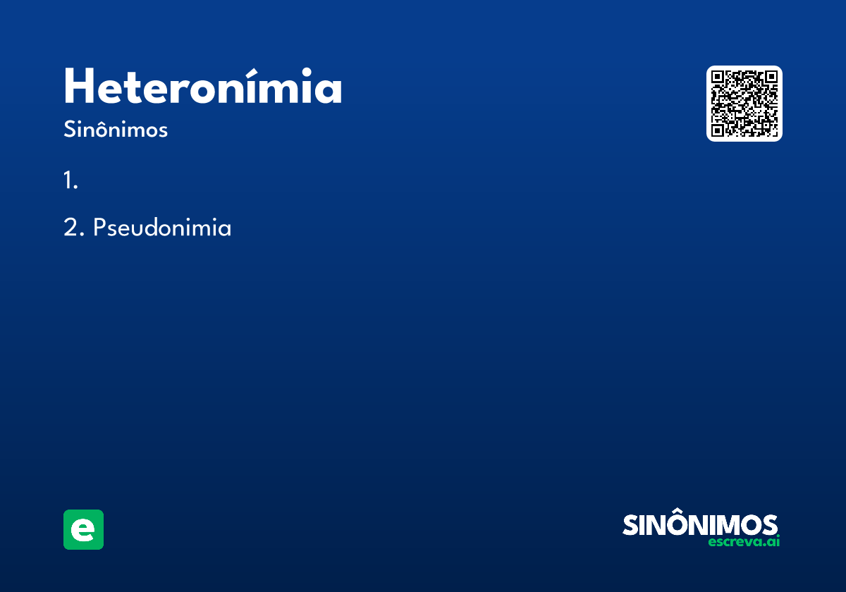 heteronímia