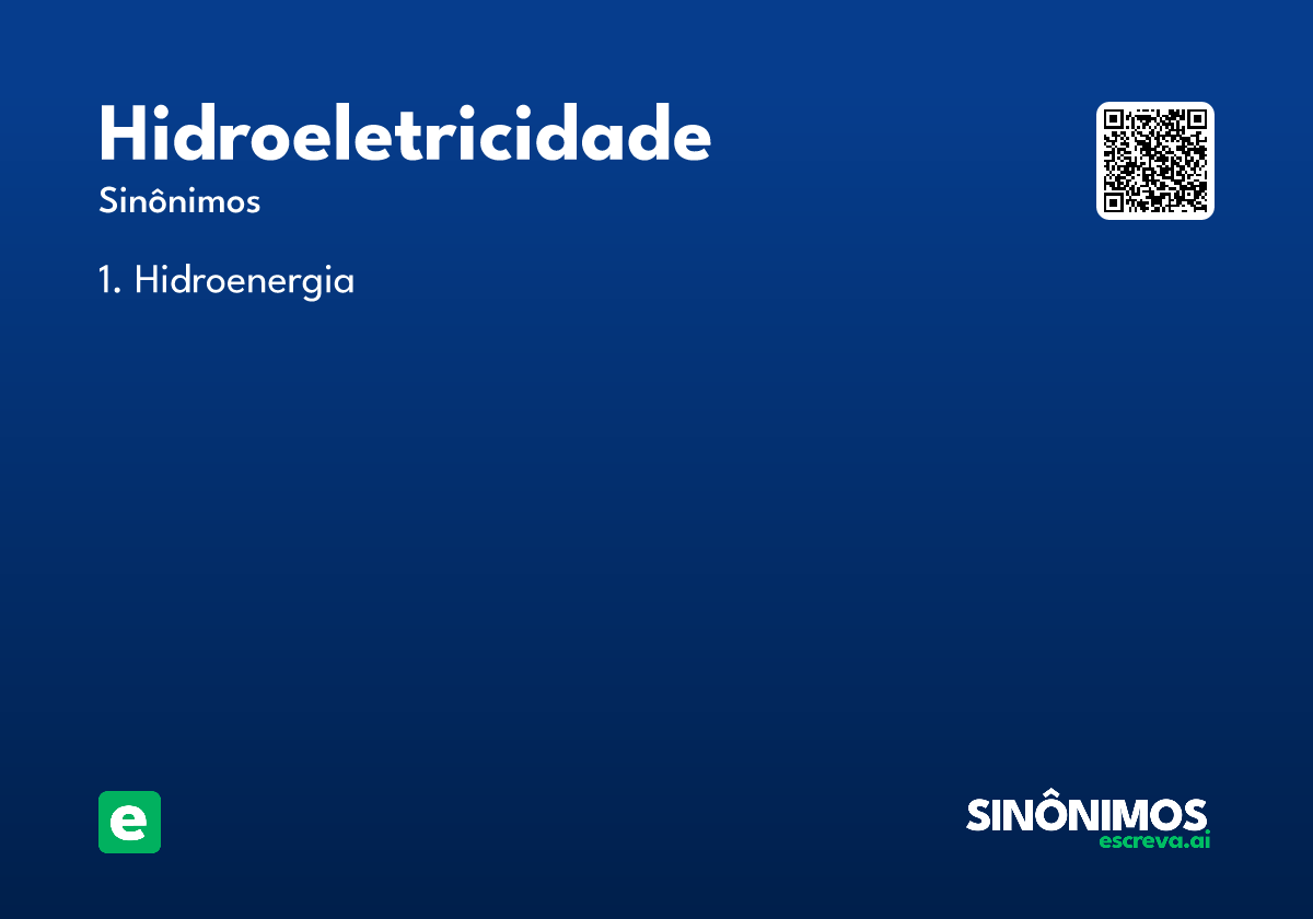 hidroeletricidade