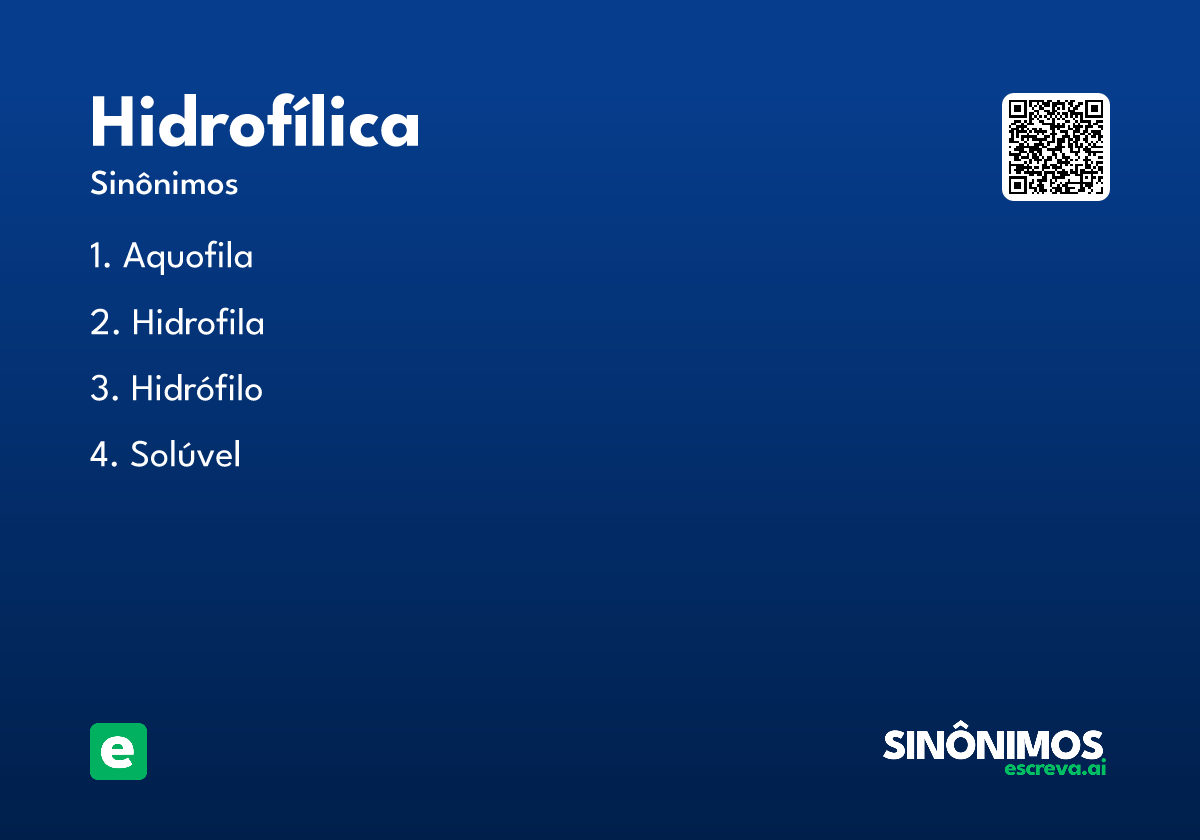 hidrofílica