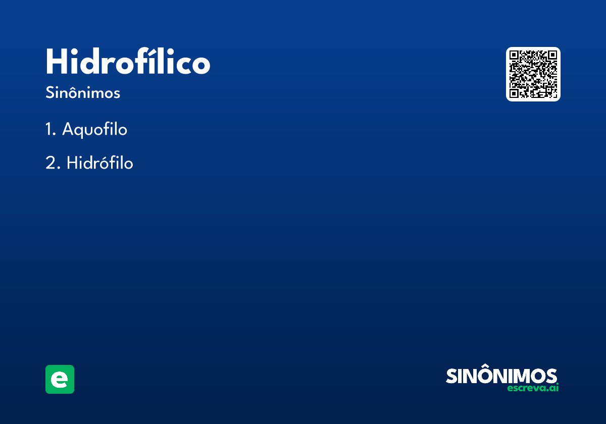 hidrofílico