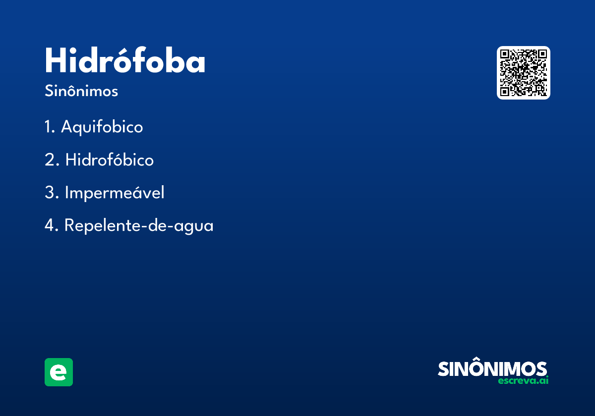 hidrófoba