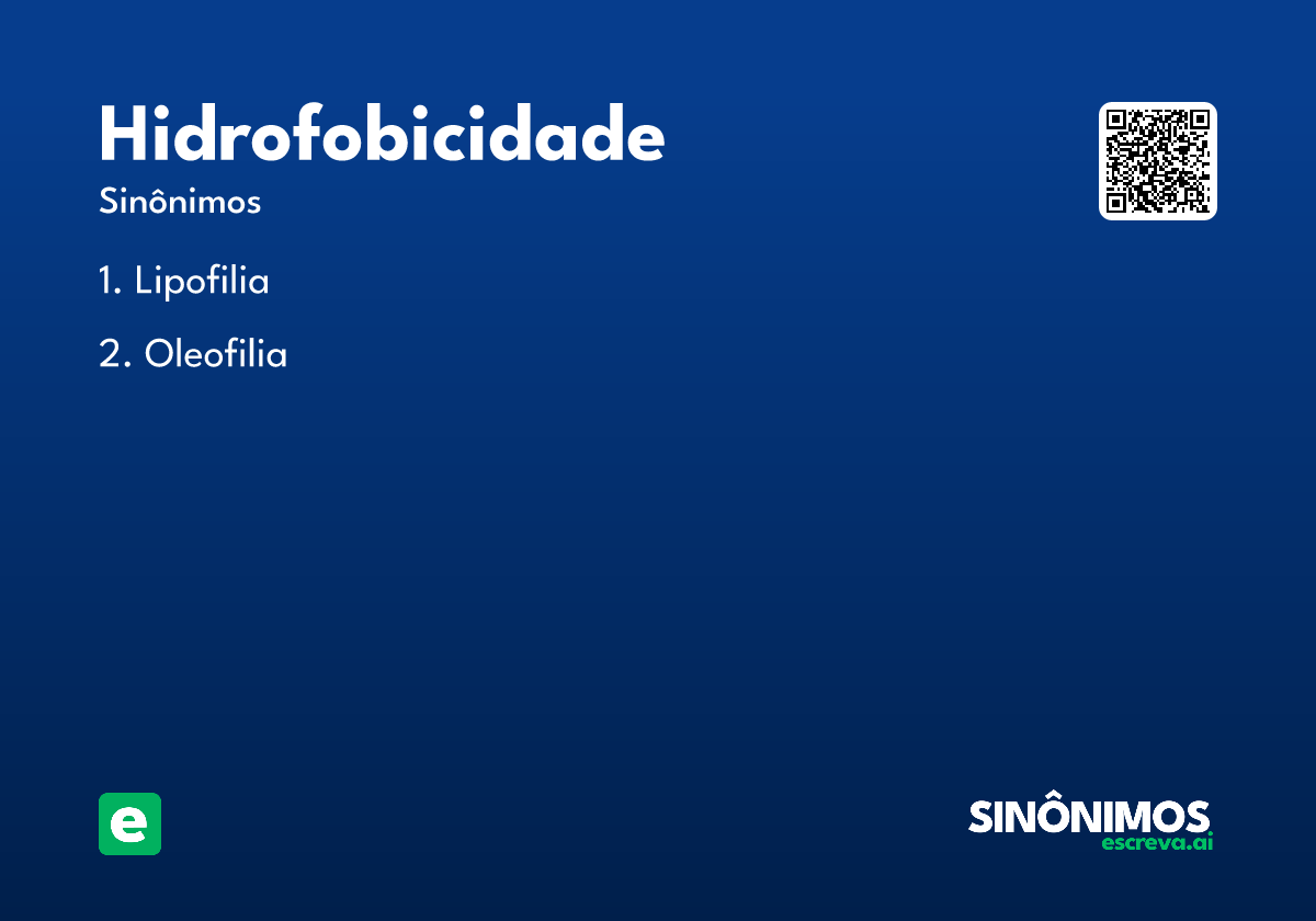 hidrofobicidade
