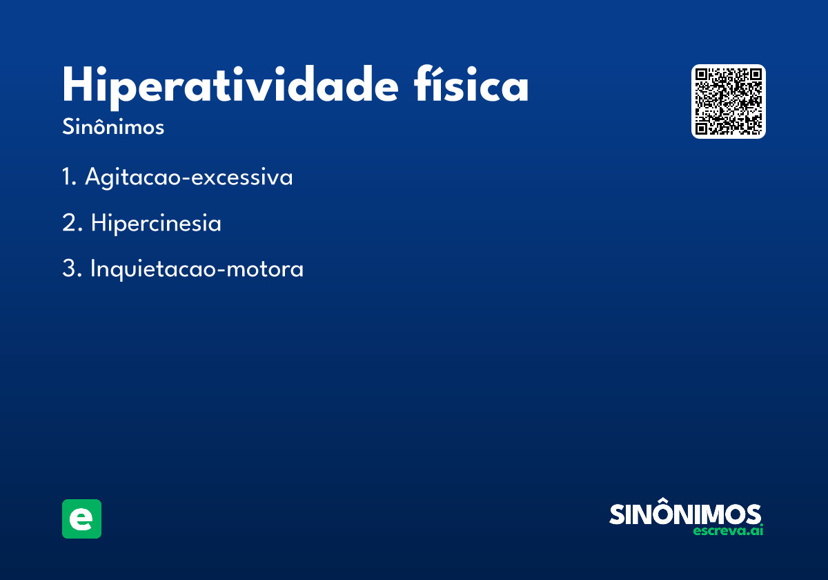 hiperatividade física