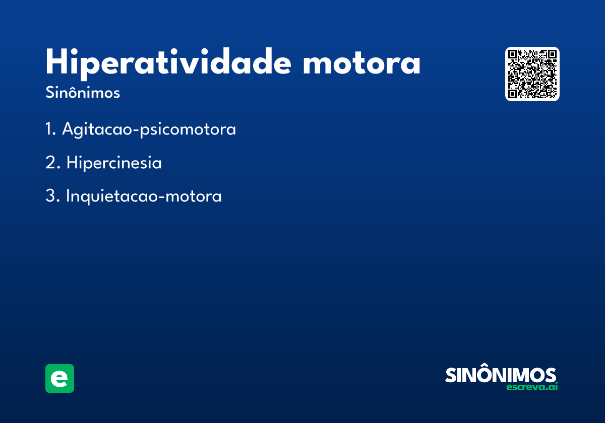 hiperatividade motora