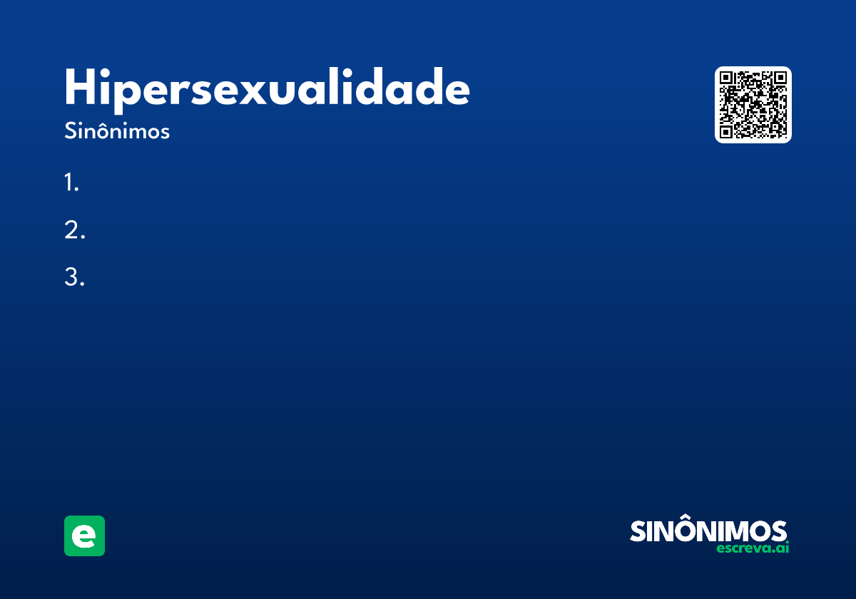 hipersexualidade