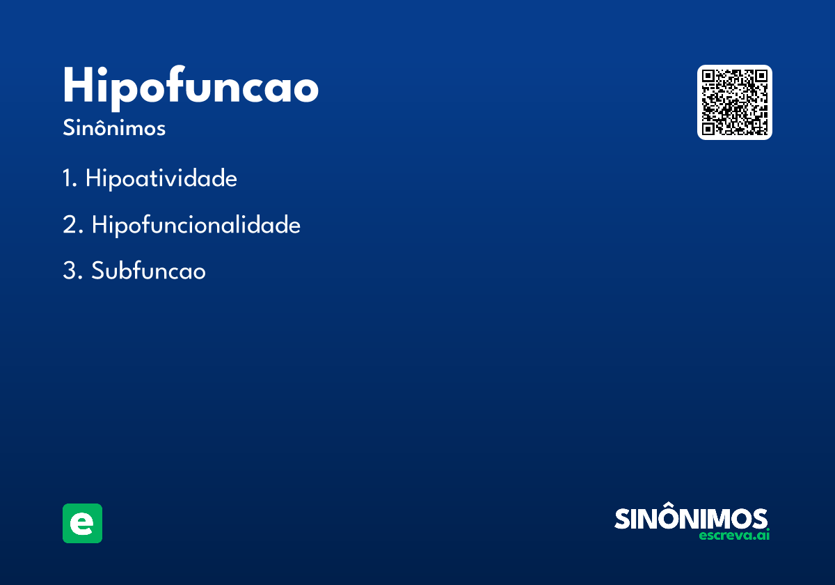 hipofuncao