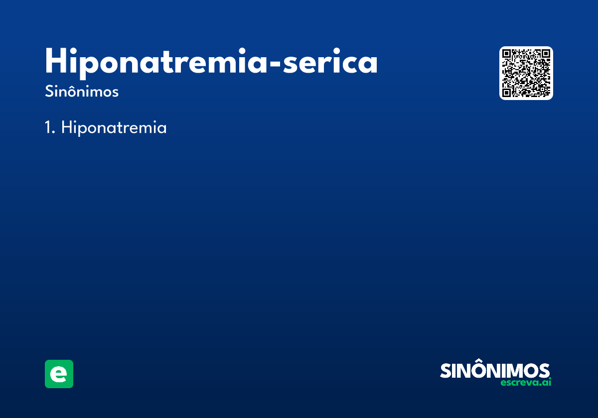 hiponatremia-serica