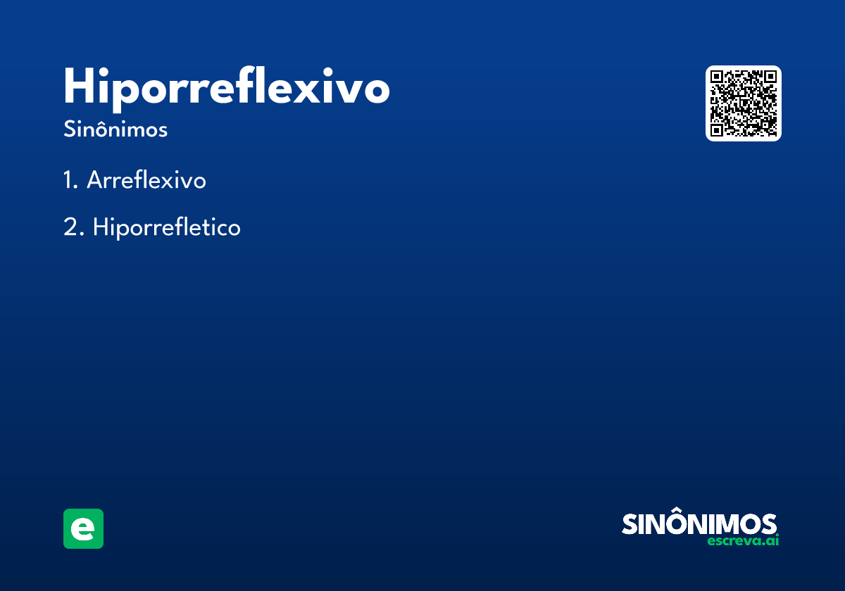 hiporreflexivo