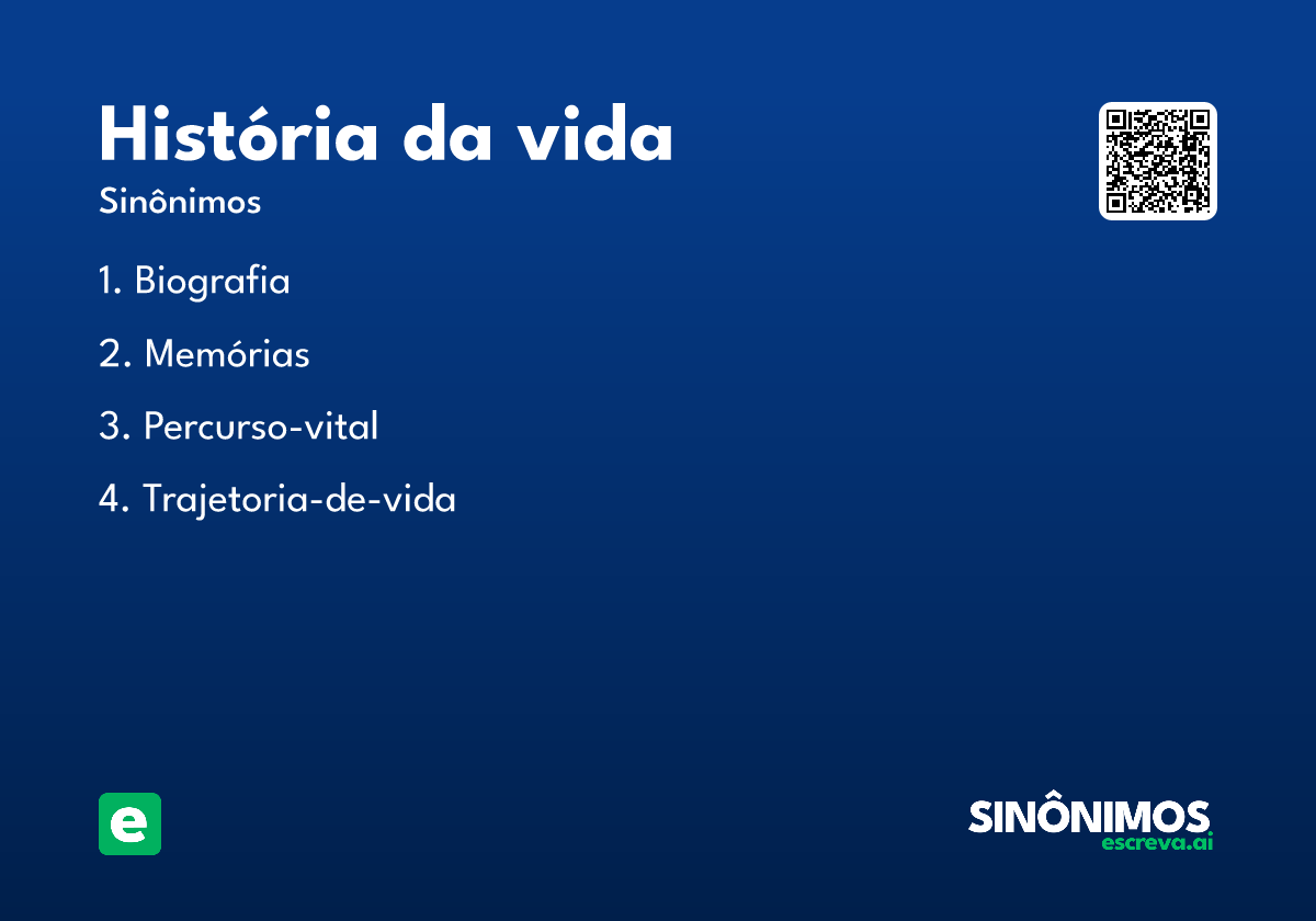 história da vida
