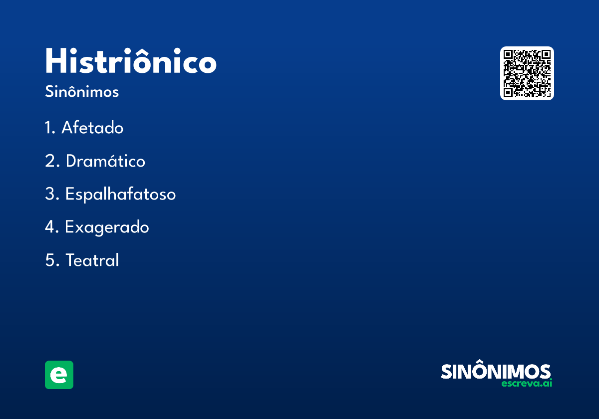 histriônico