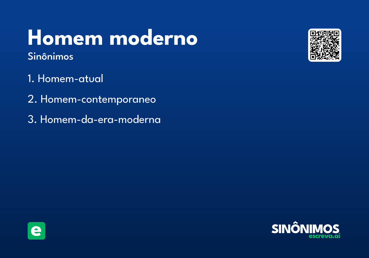 homem moderno