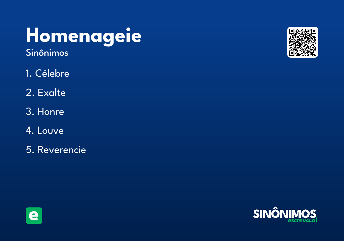 homenageie