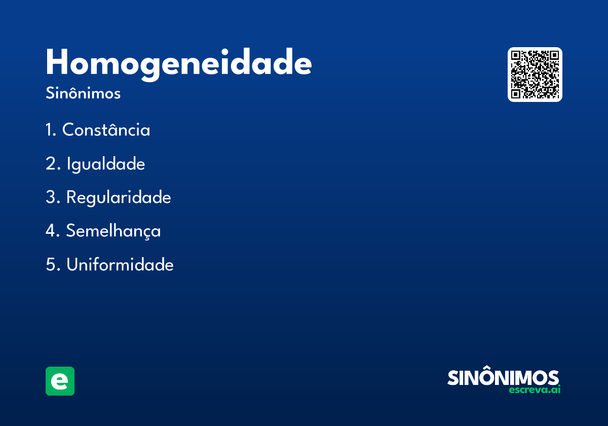 homogeneidade