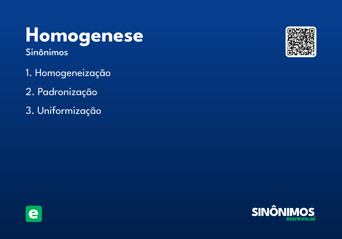 homogenese