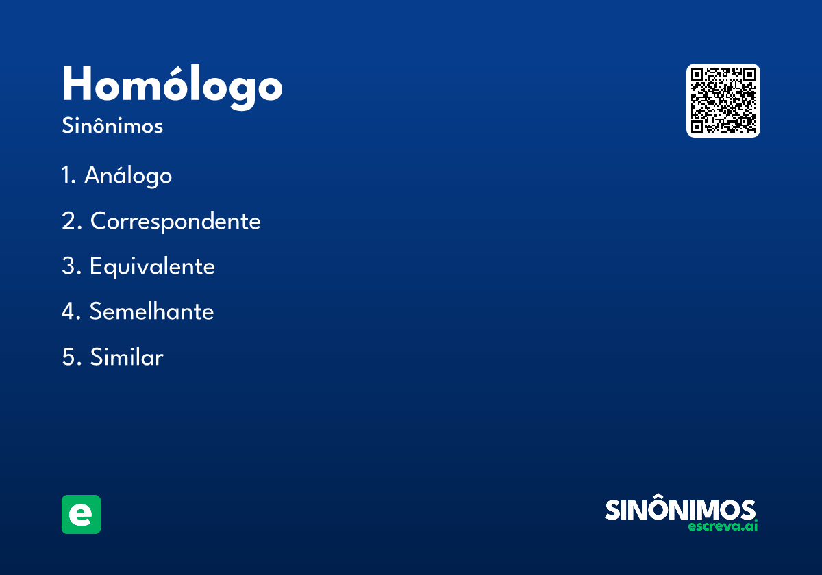homólogo