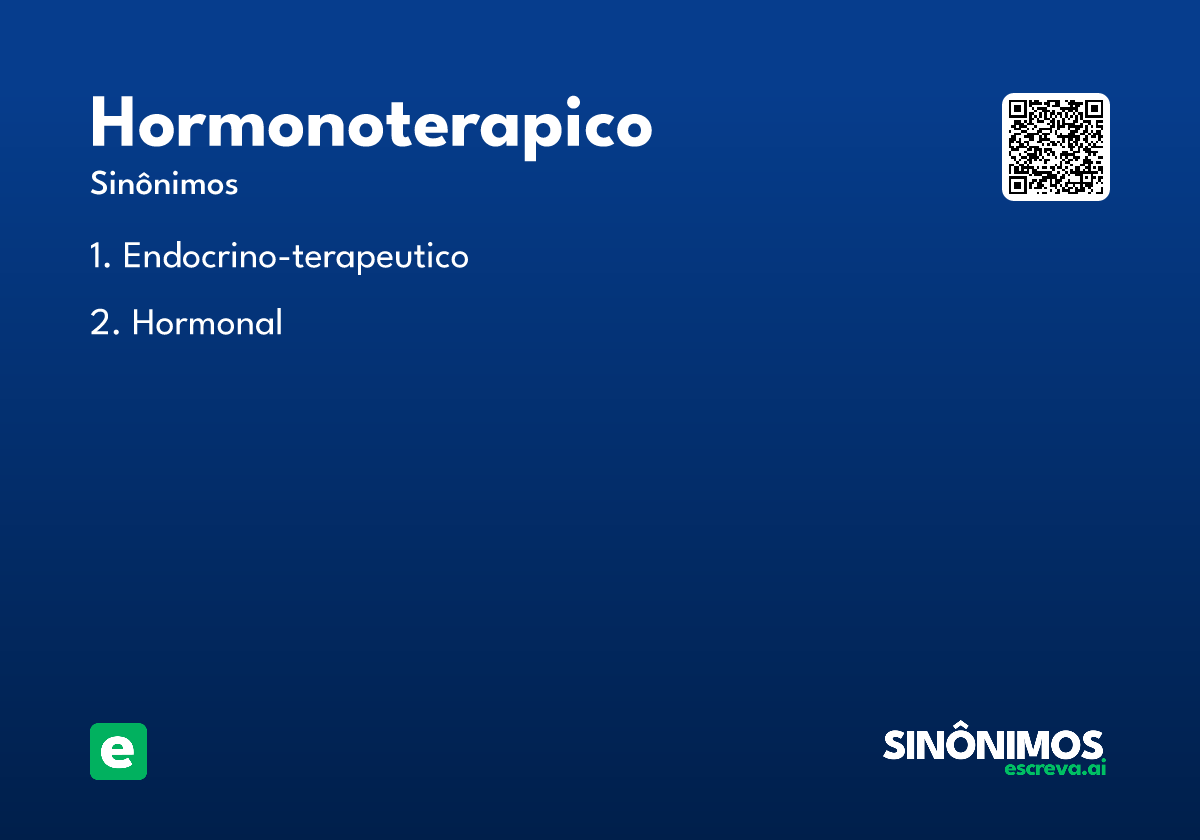 hormonoterapico