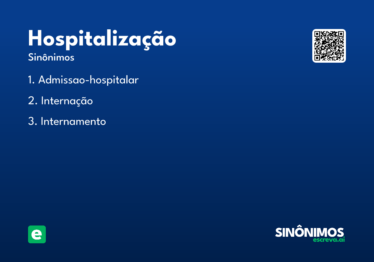 hospitalização