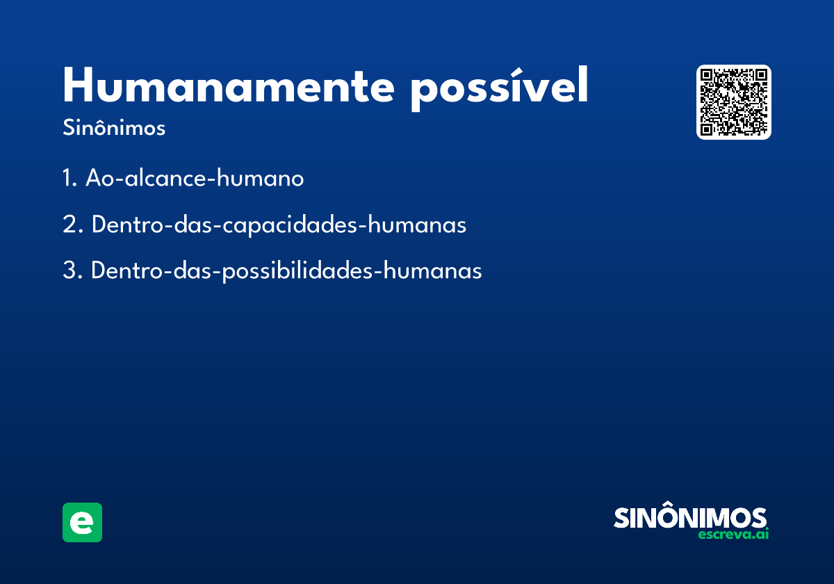 humanamente possível