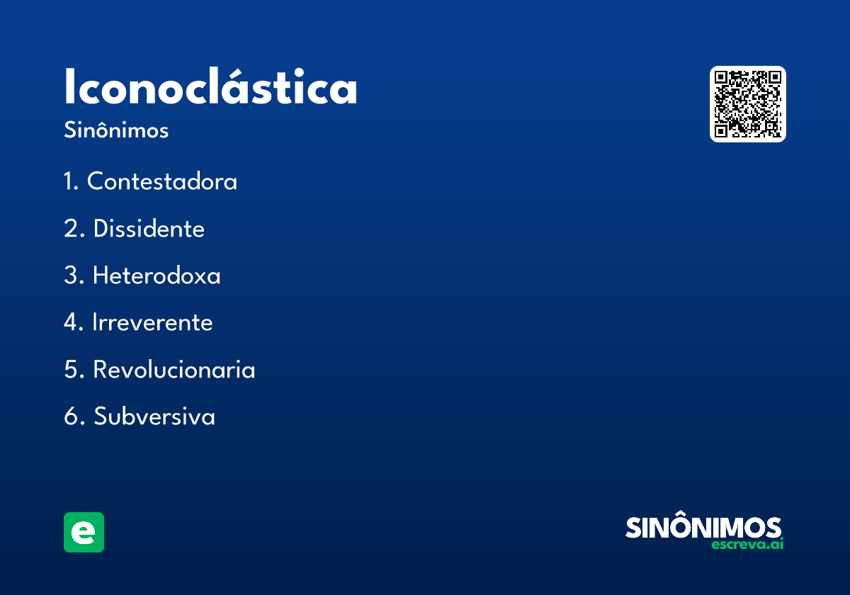 iconoclástica
