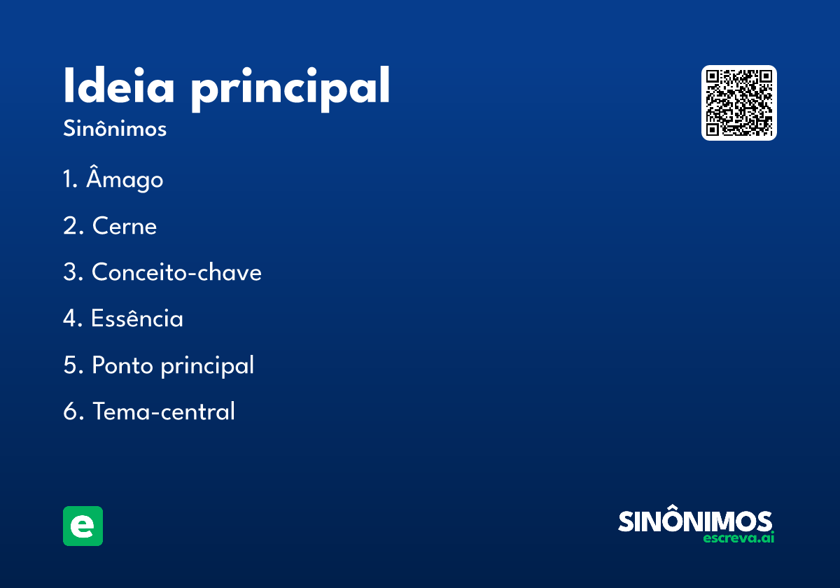 ideia principal