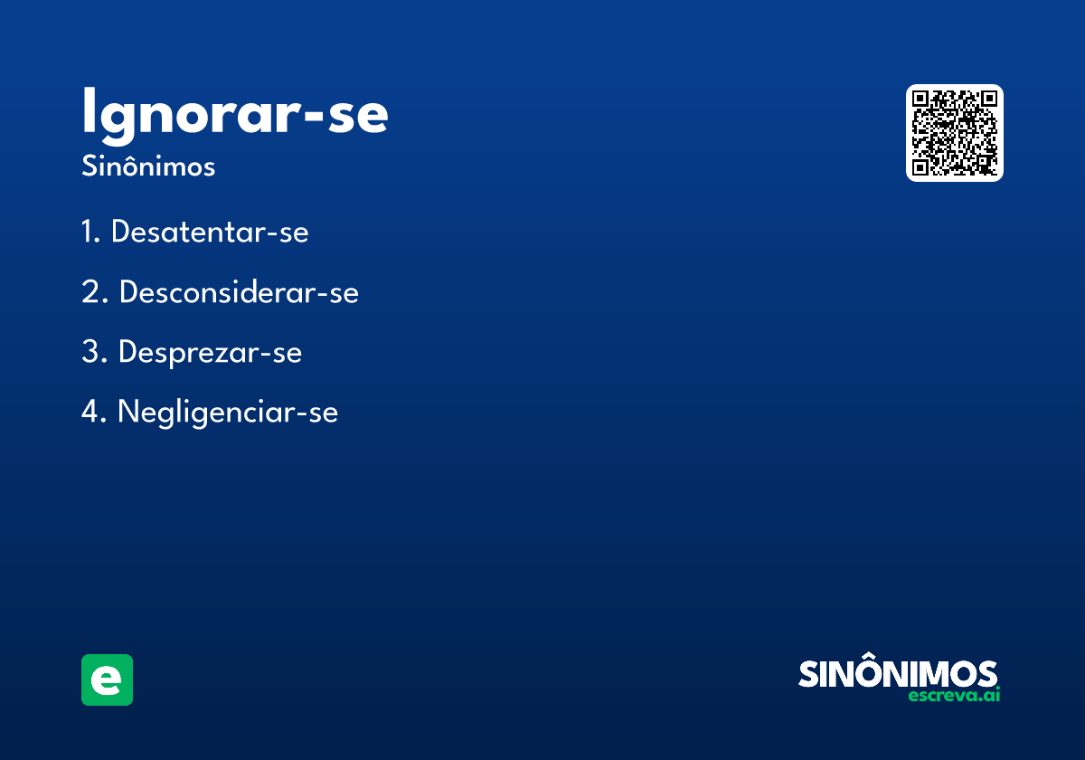ignorar-se