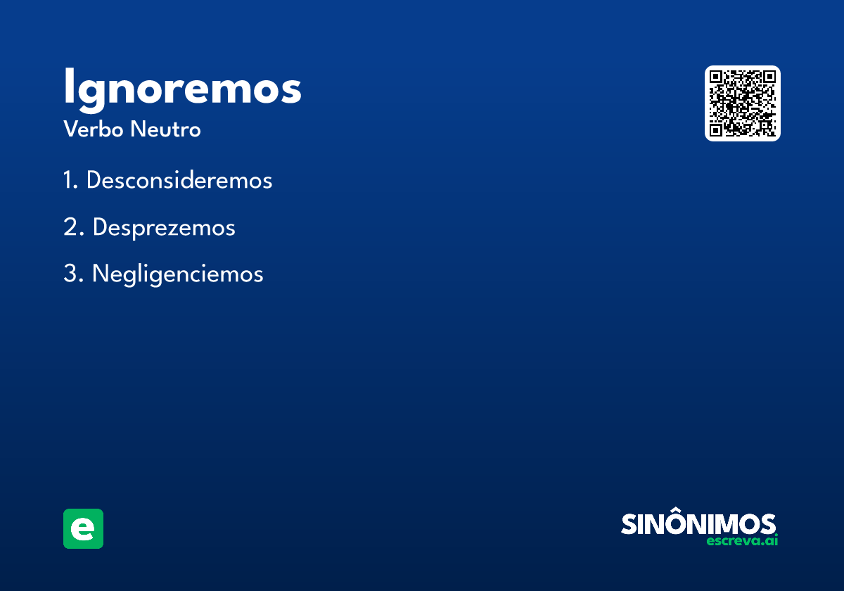ignoremos