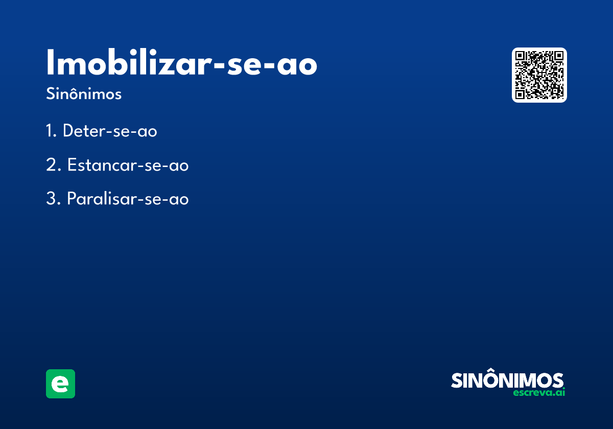 imobilizar-se-ao