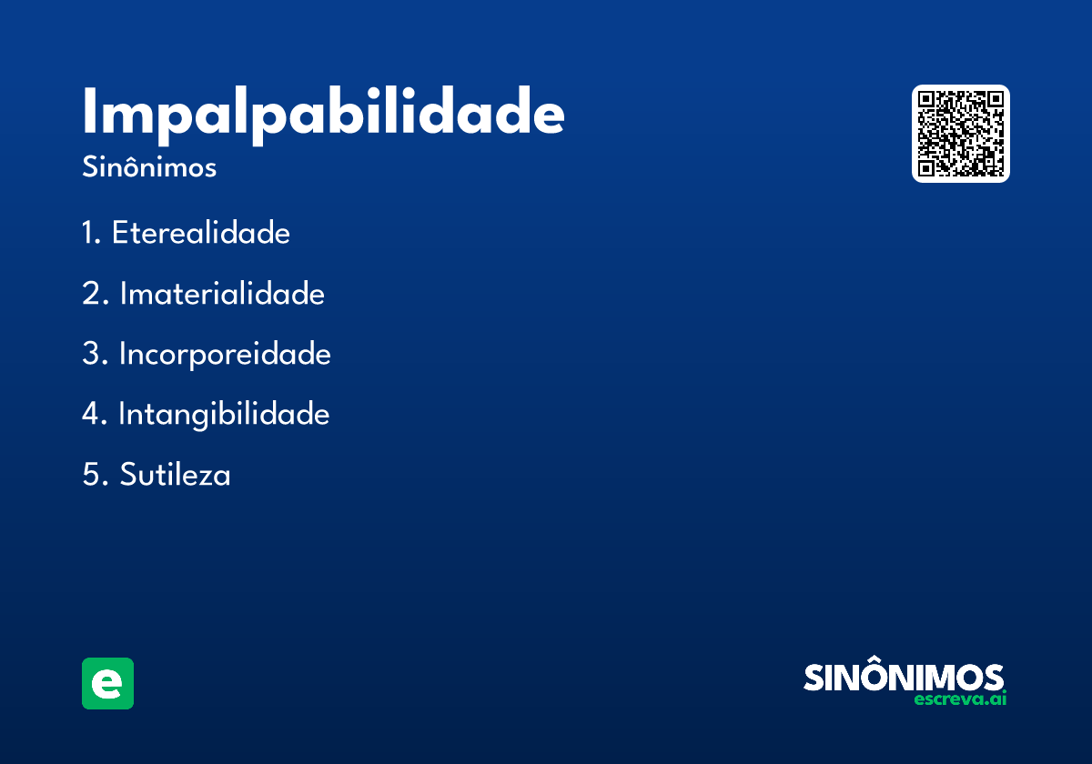 impalpabilidade