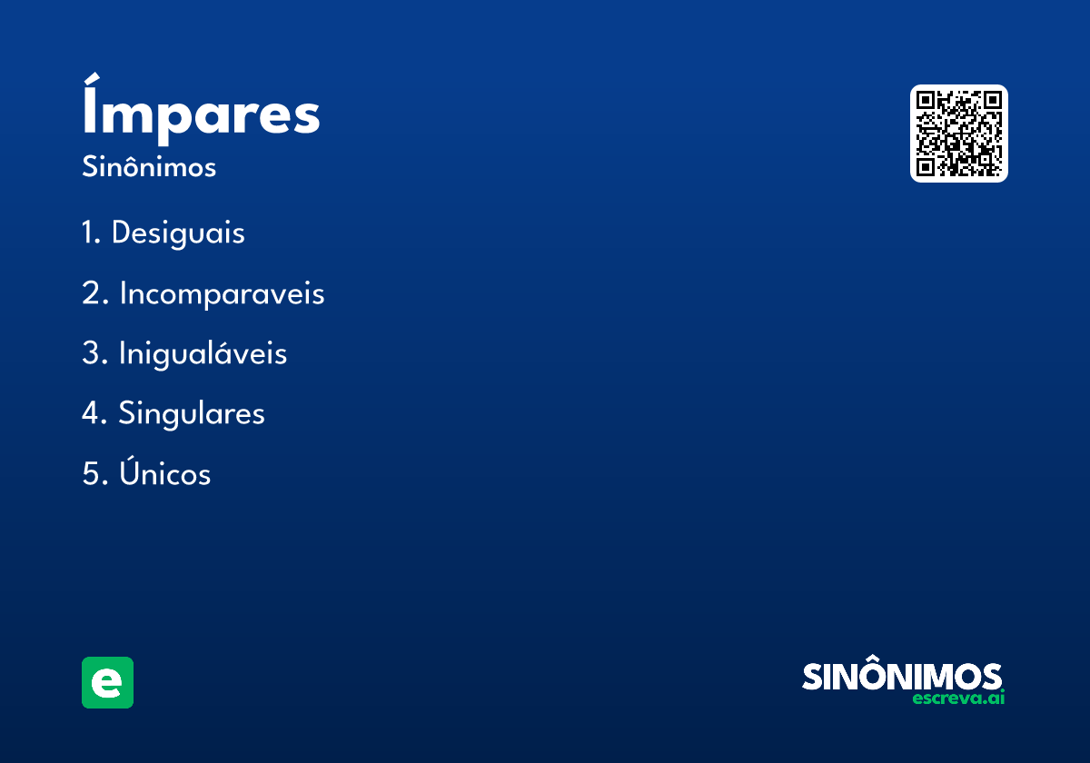 ímpares