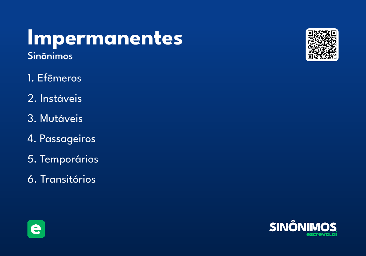 impermanentes
