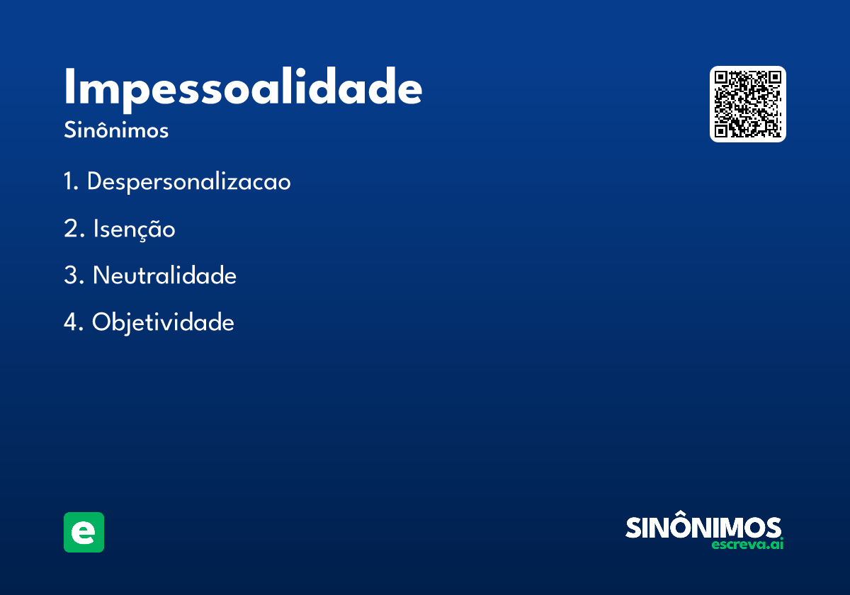impessoalidade