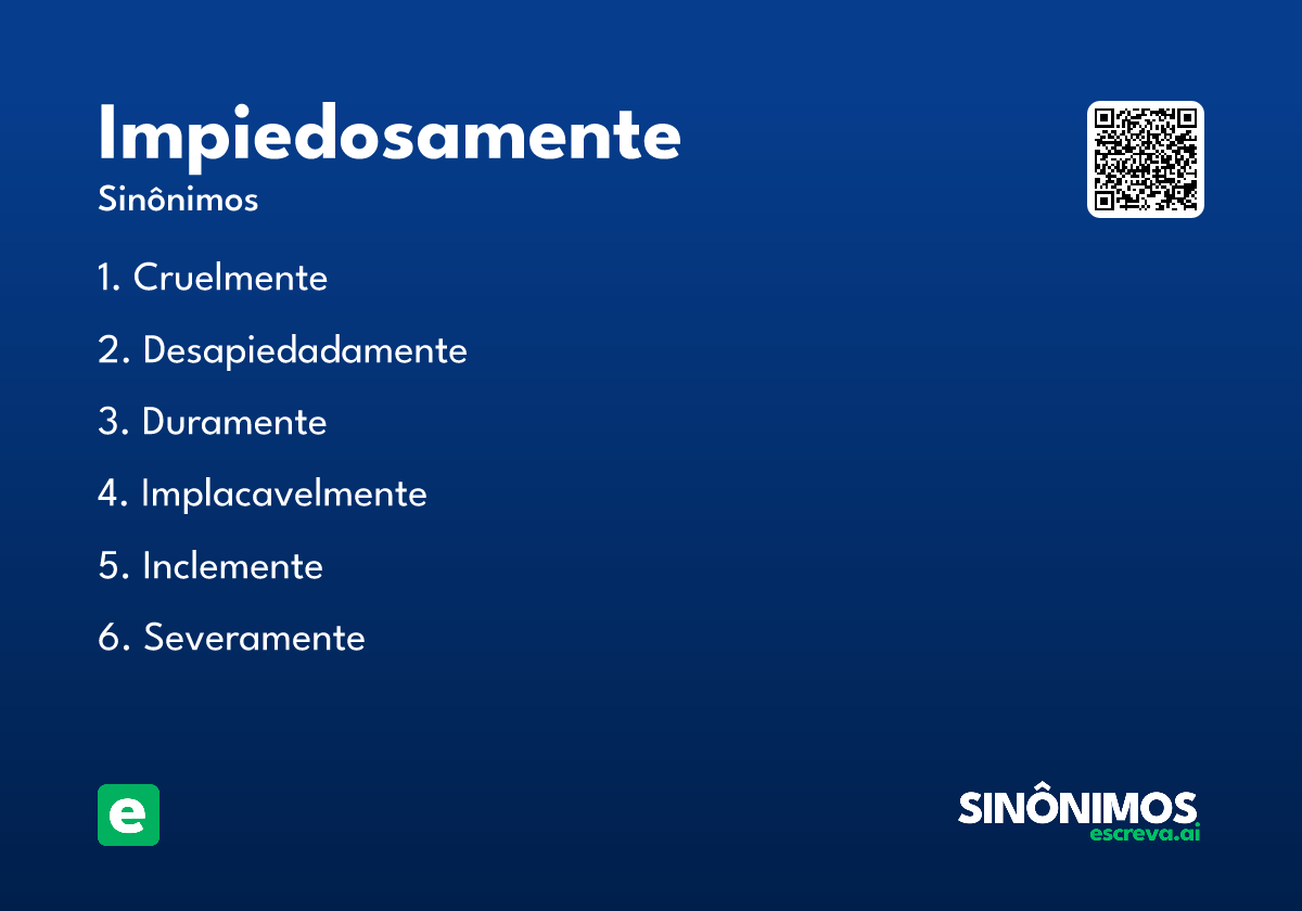impiedosamente