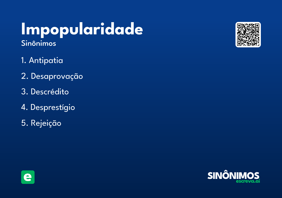 impopularidade