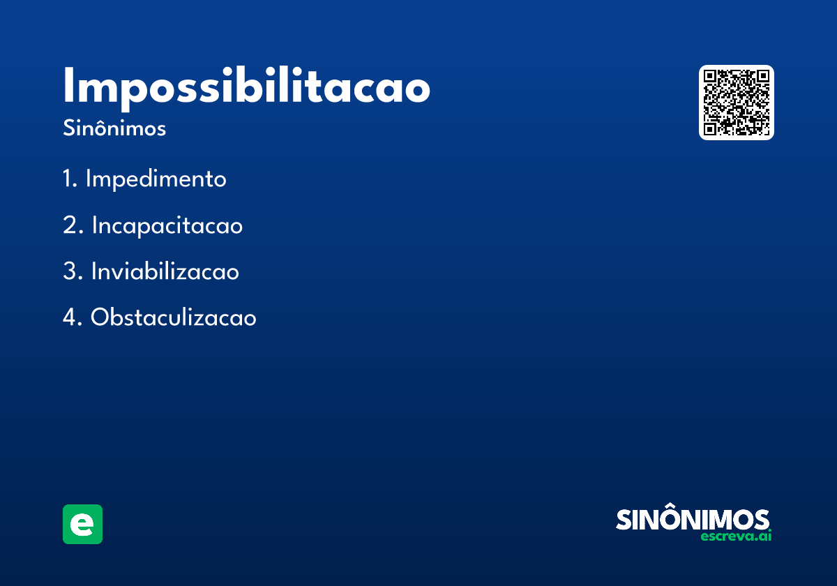 impossibilitacao