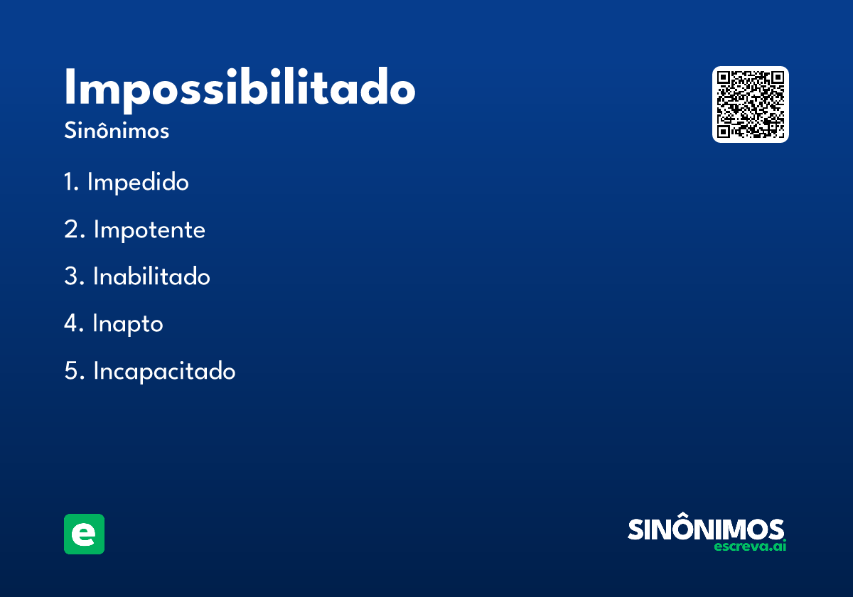 impossibilitado