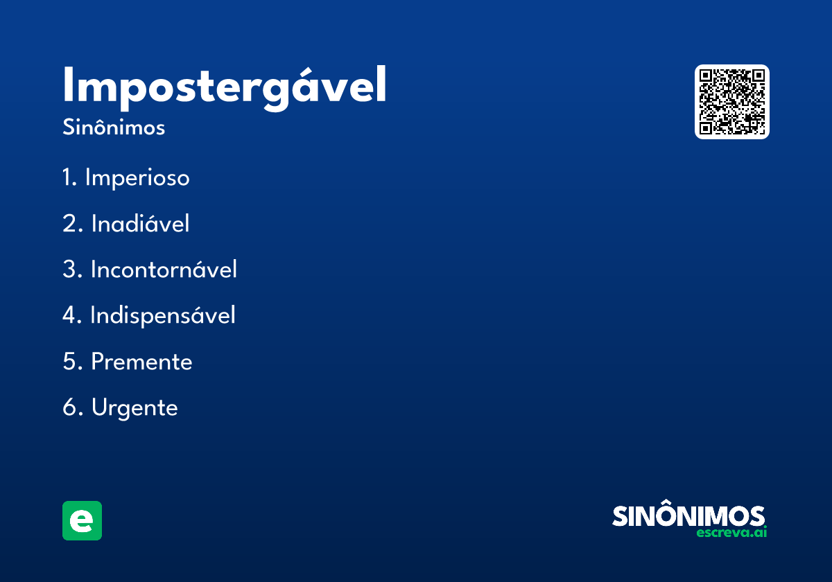 impostergável