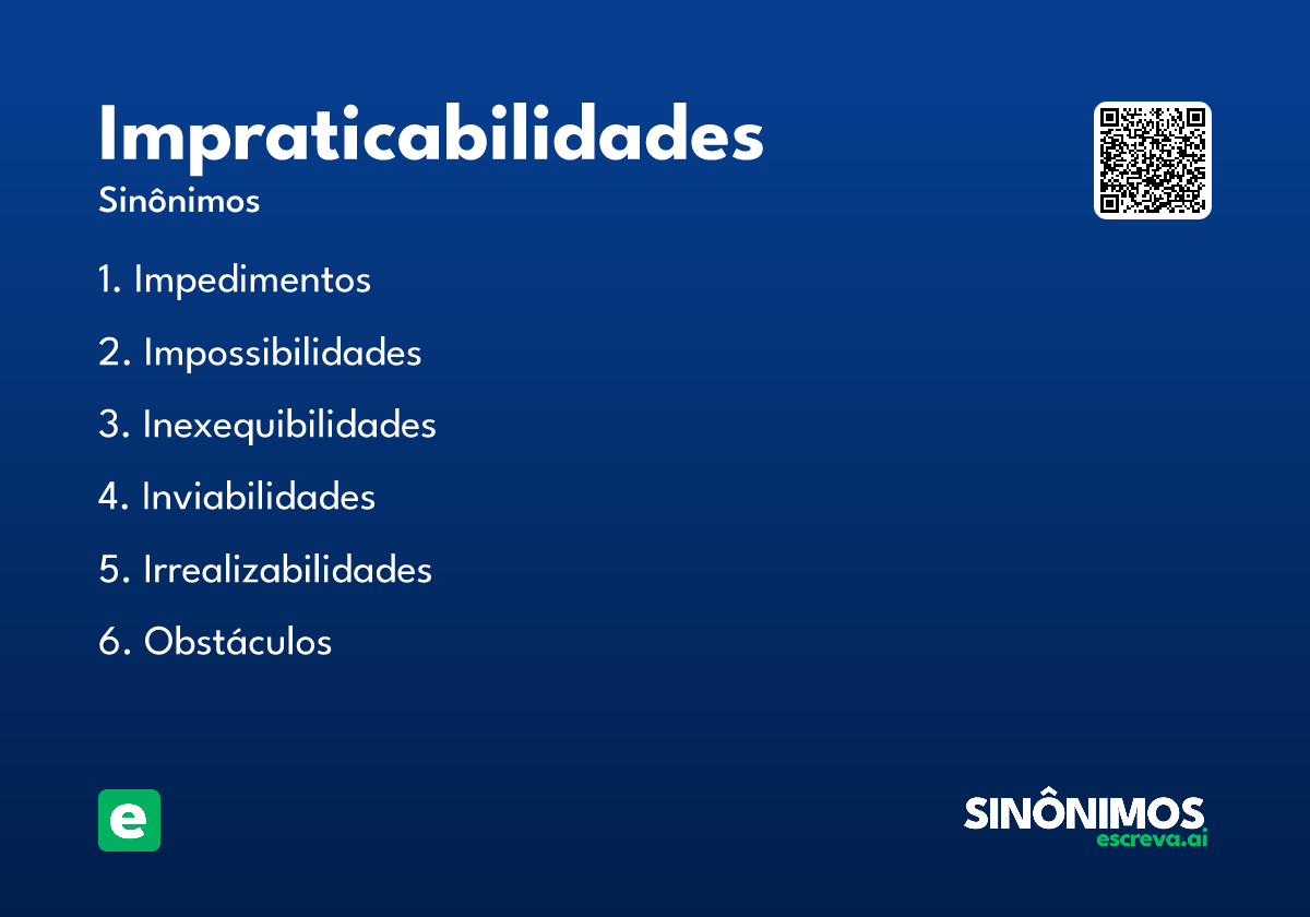 impraticabilidades
