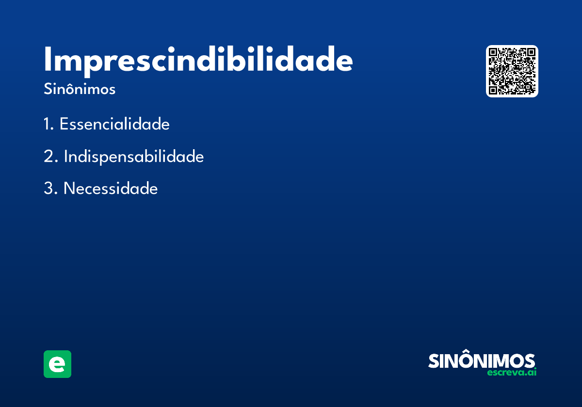 imprescindibilidade