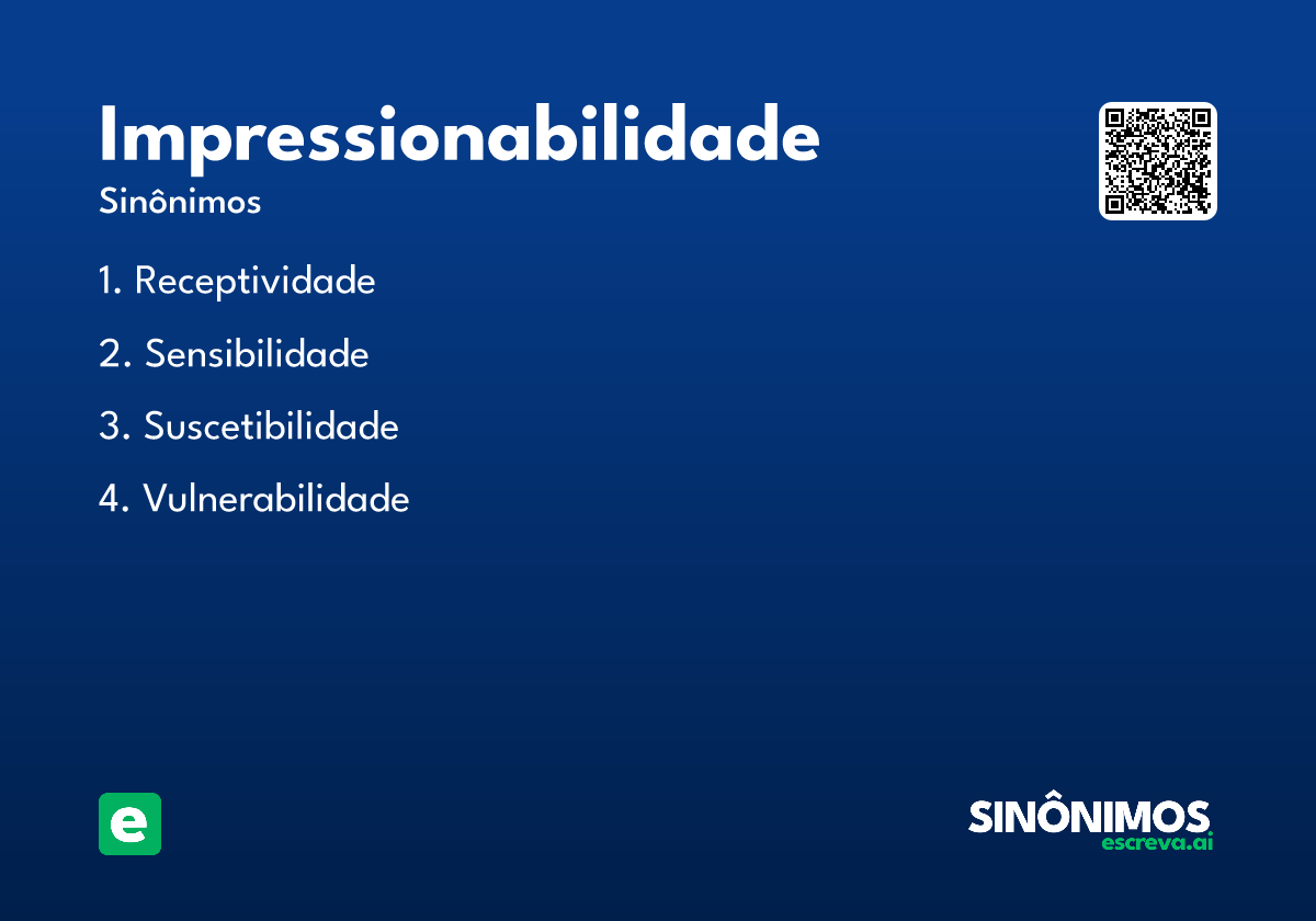 impressionabilidade