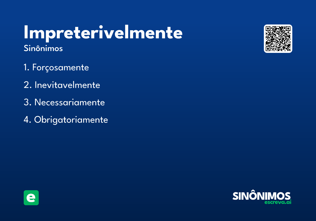 impreterivelmente