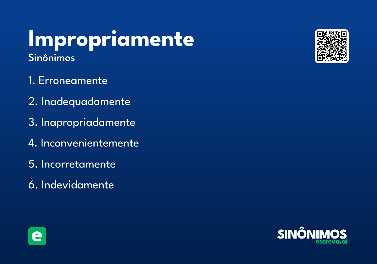 impropriamente