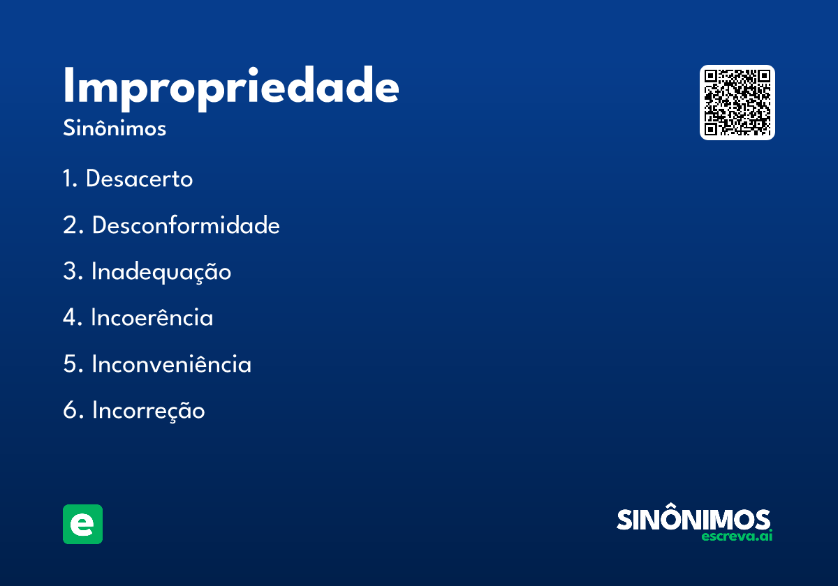 impropriedade
