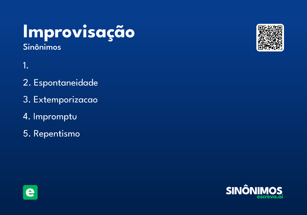 improvisação