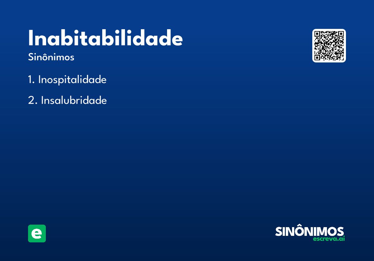 inabitabilidade