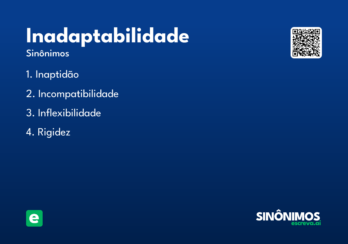 inadaptabilidade