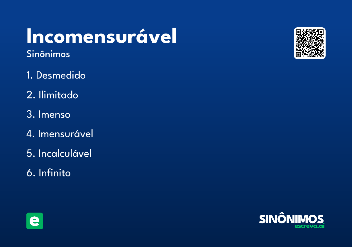 incomensurável