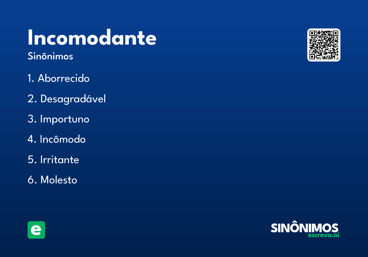 incomodante