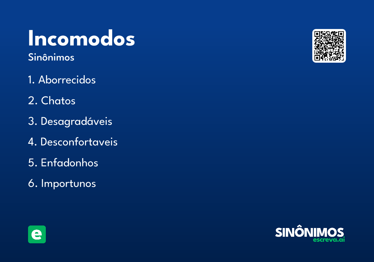 incomodos